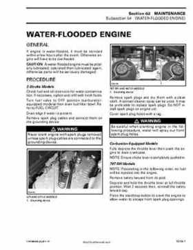 Bombardier SeaDoo 2002 factory shop manual volume 1, Page 48