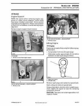 Bombardier SeaDoo 2002 factory shop manual volume 1, Page 89