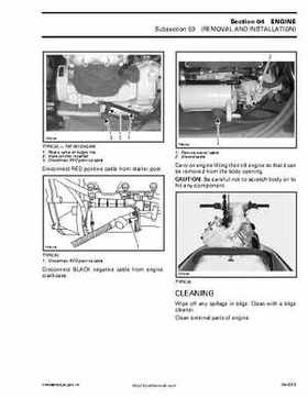 Bombardier SeaDoo 2002 factory shop manual volume 1, Page 91