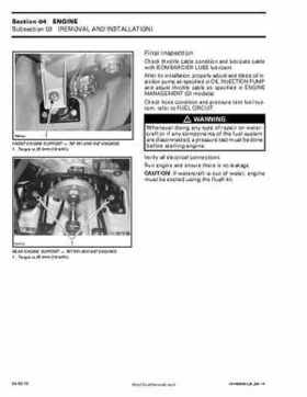 Bombardier SeaDoo 2002 factory shop manual volume 1, Page 96