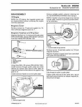Bombardier SeaDoo 2002 factory shop manual volume 1, Page 101