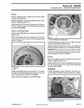 Bombardier SeaDoo 2002 factory shop manual volume 1, Page 111