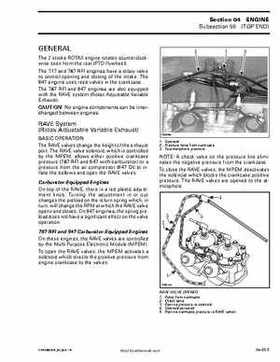 Bombardier SeaDoo 2002 factory shop manual volume 1, Page 116