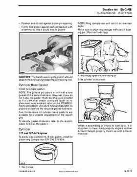 Bombardier SeaDoo 2002 factory shop manual volume 1, Page 136