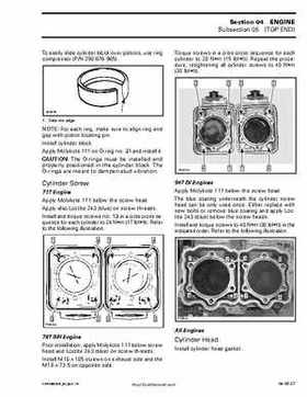 Bombardier SeaDoo 2002 factory shop manual volume 1, Page 138