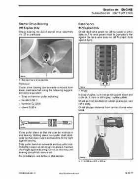 Bombardier SeaDoo 2002 factory shop manual volume 1, Page 158