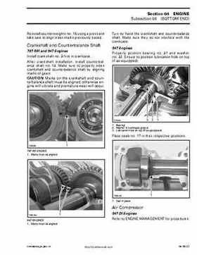 Bombardier SeaDoo 2002 factory shop manual volume 1, Page 162