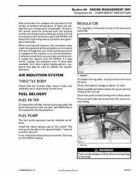 Bombardier SeaDoo 2002 factory shop manual volume 1, Page 208