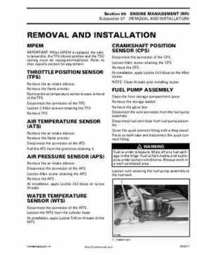 Bombardier SeaDoo 2002 factory shop manual volume 1, Page 219