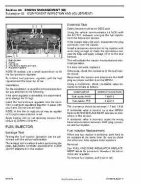 Bombardier SeaDoo 2002 factory shop manual volume 1, Page 244