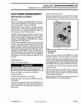 Bombardier SeaDoo 2002 factory shop manual volume 1, Page 251