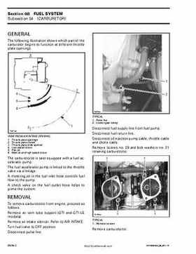 Bombardier SeaDoo 2002 factory shop manual volume 1, Page 321