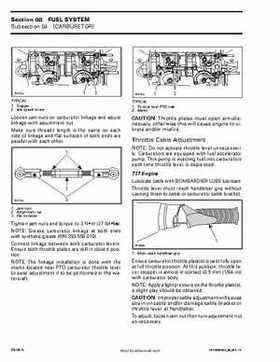 Bombardier SeaDoo 2002 factory shop manual volume 1, Page 327