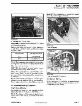 Bombardier SeaDoo 2002 factory shop manual volume 1, Page 330