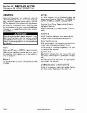 Bombardier SeaDoo 2002 factory shop manual volume 1, Page 385