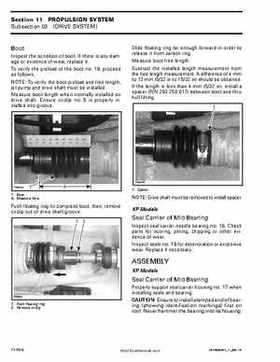 Bombardier SeaDoo 2002 factory shop manual volume 1, Page 439