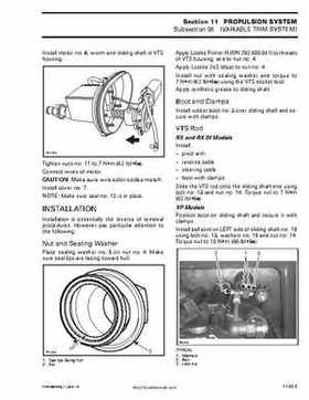 Bombardier SeaDoo 2002 factory shop manual volume 1, Page 458