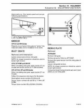 Bombardier SeaDoo 2002 factory shop manual volume 1, Page 508