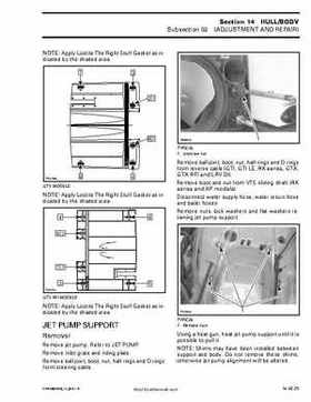Bombardier SeaDoo 2002 factory shop manual volume 1, Page 510