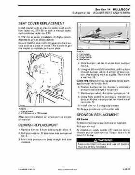 Bombardier SeaDoo 2002 factory shop manual volume 1, Page 514
