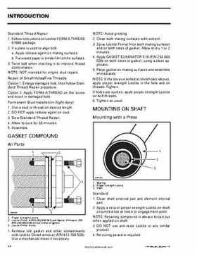 Bombardier SeaDoo 2003 factory shop manual, Page 15