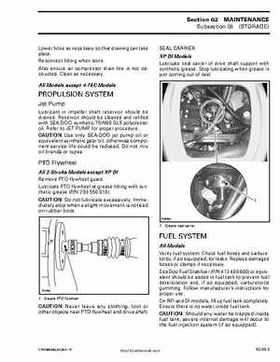 Bombardier SeaDoo 2003 factory shop manual, Page 60