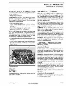 Bombardier SeaDoo 2003 factory shop manual, Page 62