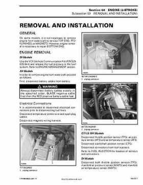 Bombardier SeaDoo 2003 factory shop manual, Page 95