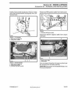 Bombardier SeaDoo 2003 factory shop manual, Page 99