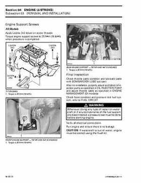 Bombardier SeaDoo 2003 factory shop manual, Page 104