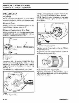 Bombardier SeaDoo 2003 factory shop manual, Page 108