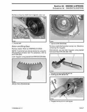 Bombardier SeaDoo 2003 factory shop manual, Page 111
