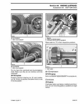 Bombardier SeaDoo 2003 factory shop manual, Page 165