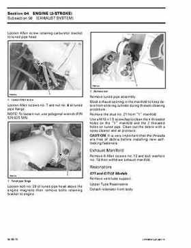 Bombardier SeaDoo 2003 factory shop manual, Page 189