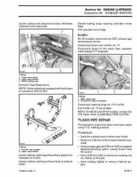 Bombardier SeaDoo 2003 factory shop manual, Page 190
