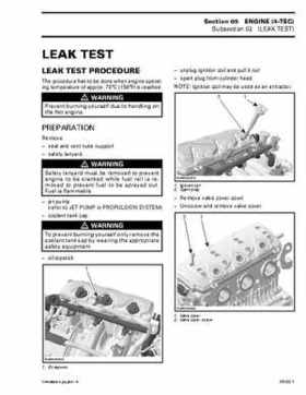 Bombardier SeaDoo 2003 factory shop manual, Page 200