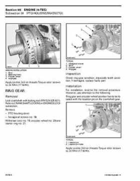 Bombardier SeaDoo 2003 factory shop manual, Page 242