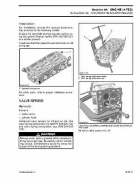 Bombardier SeaDoo 2003 factory shop manual, Page 272