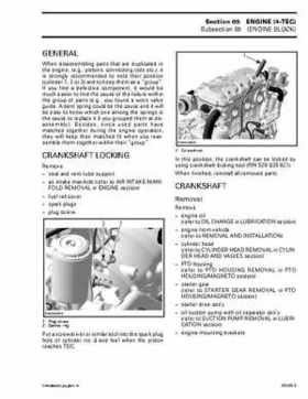 Bombardier SeaDoo 2003 factory shop manual, Page 281
