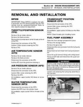 Bombardier SeaDoo 2003 factory shop manual, Page 326