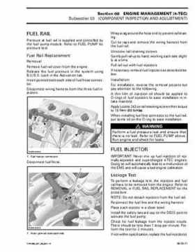 Bombardier SeaDoo 2003 factory shop manual, Page 412