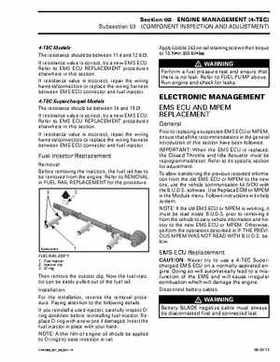 Bombardier SeaDoo 2003 factory shop manual, Page 414