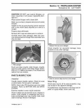Bombardier SeaDoo 2003 factory shop manual, Page 609