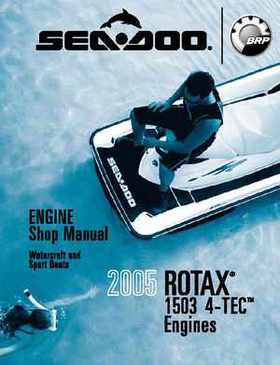 Bombardier SeaDoo 2005 Engines shop manual, Page 1