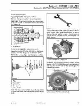 Bombardier SeaDoo 2005 Engines shop manual, Page 34