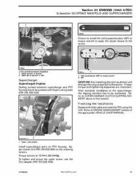 Bombardier SeaDoo 2005 Engines shop manual, Page 36