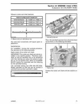 Bombardier SeaDoo 2005 Engines shop manual, Page 80