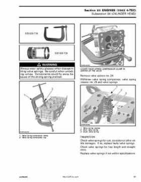Bombardier SeaDoo 2005 Engines shop manual, Page 86