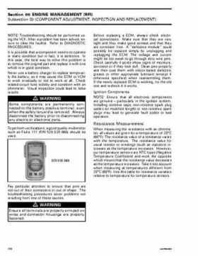 Bombardier SeaDoo 2005 Engines shop manual, Page 261