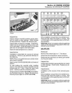 Bombardier SeaDoo 2005 Engines shop manual, Page 582